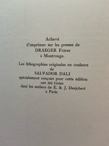 Buy Salvador Dali lithographs