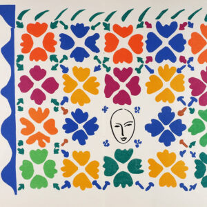 Анри Матисс. Литография «Орнамент с маской», 1961