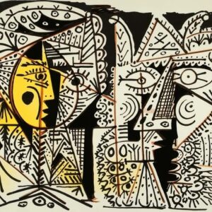 Пабло Пикассо. Литография «Глаза»