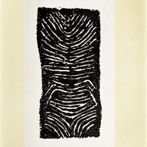 Рауль Юбак. Литография «Torse noir», 1971