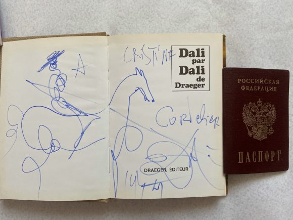Buy Salvador Dali original hand drawing