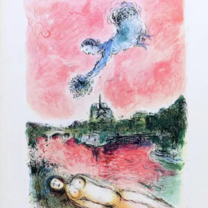 Марк Шагал. «Вид на Нотр-Дам», Париж, 1981