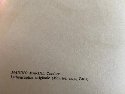 Buy Marino Marini Lithographs