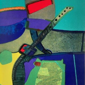 Морис Эстев. Литография «Аризоверт», 1972