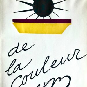 Анри Матисс. Литография «De la Couleurs», 1945